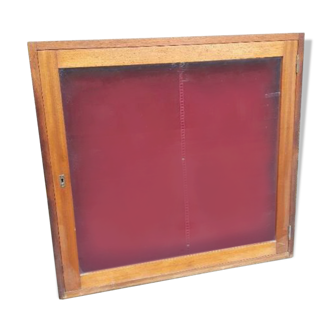 Vitrine d'affichage ancienne
