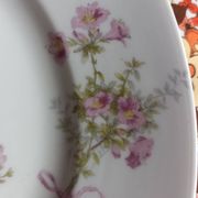 Plat de service en porcelaine de Limoges William Guérin et Compagnie