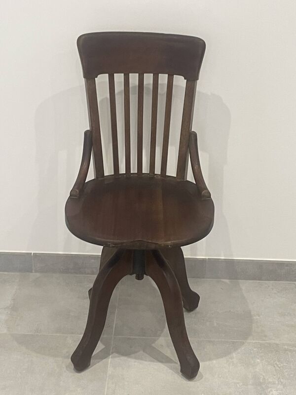 Chaise de bureau à vis, Baumann 1920