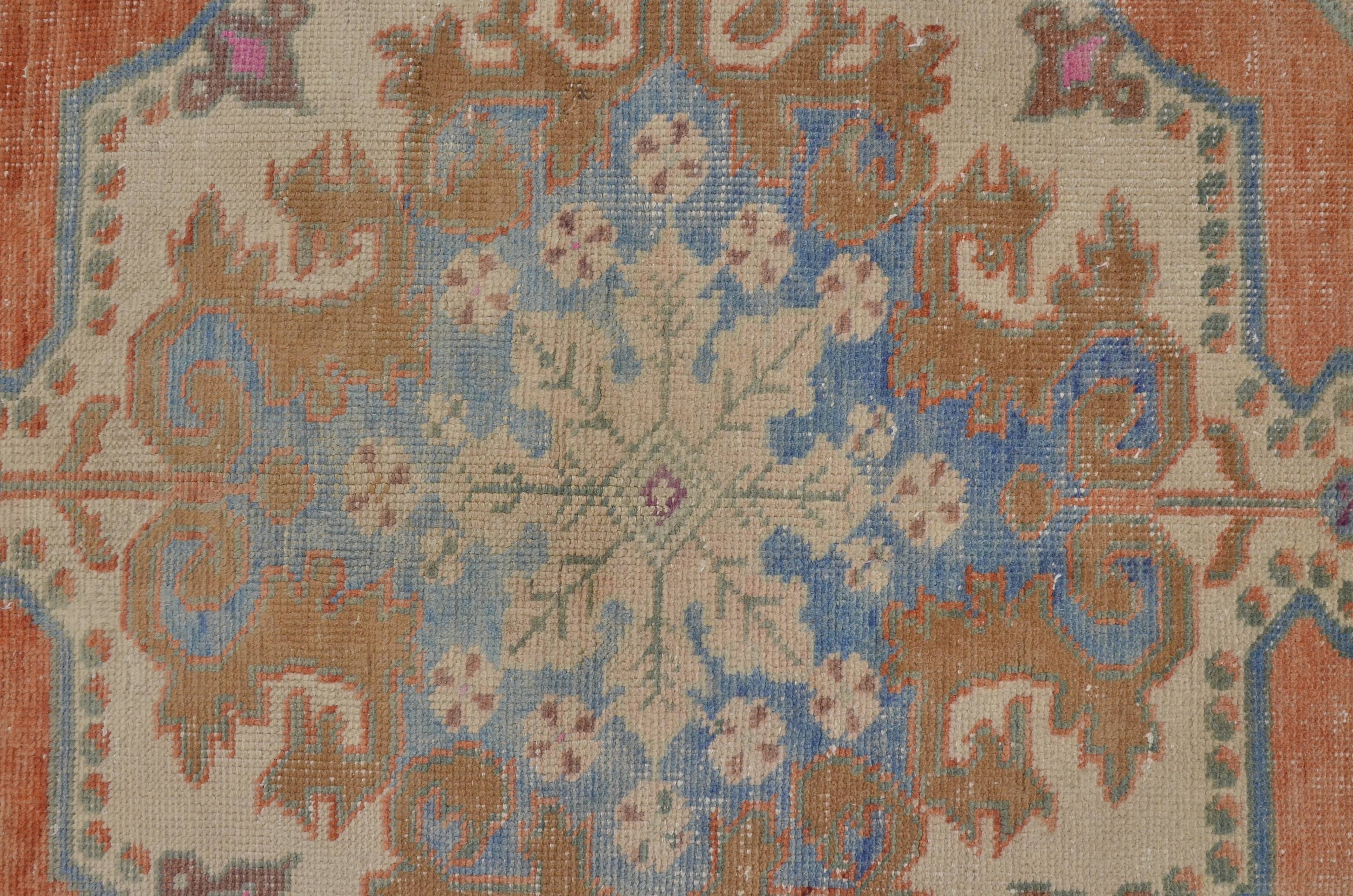 Orange & Blue Anatolian Rug sku 2437.