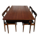Ensemble salle à manger scandinave teck /chaises Samcom année 60