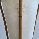 Vintage rattan floor lamp