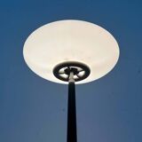 Pao T1 black table lamp, postmodern Italian model by Matteo Thun for Arteluce, 1990s.