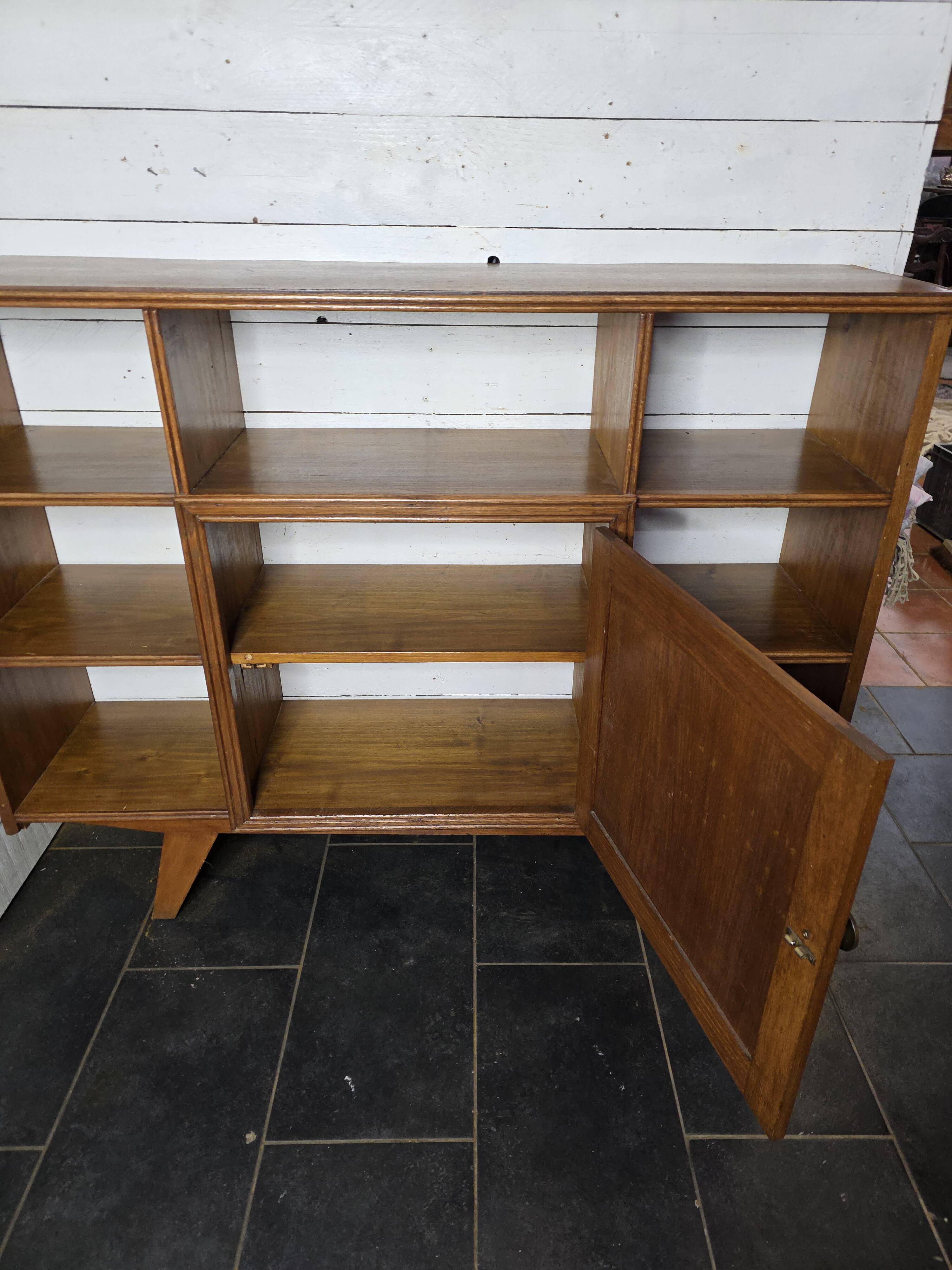 Vintage 60s bookcase sideboard