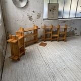 4 solid elm shelves Maison Regain