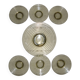 Tray service + 6 small “vinyl” style dessert plates/year 70