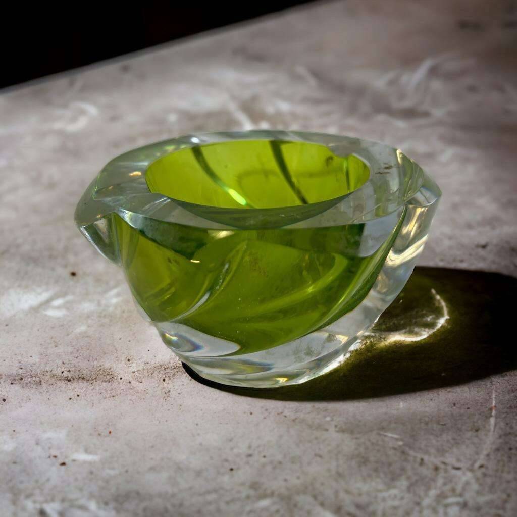 Vintage glass ashtray valt saint lambert