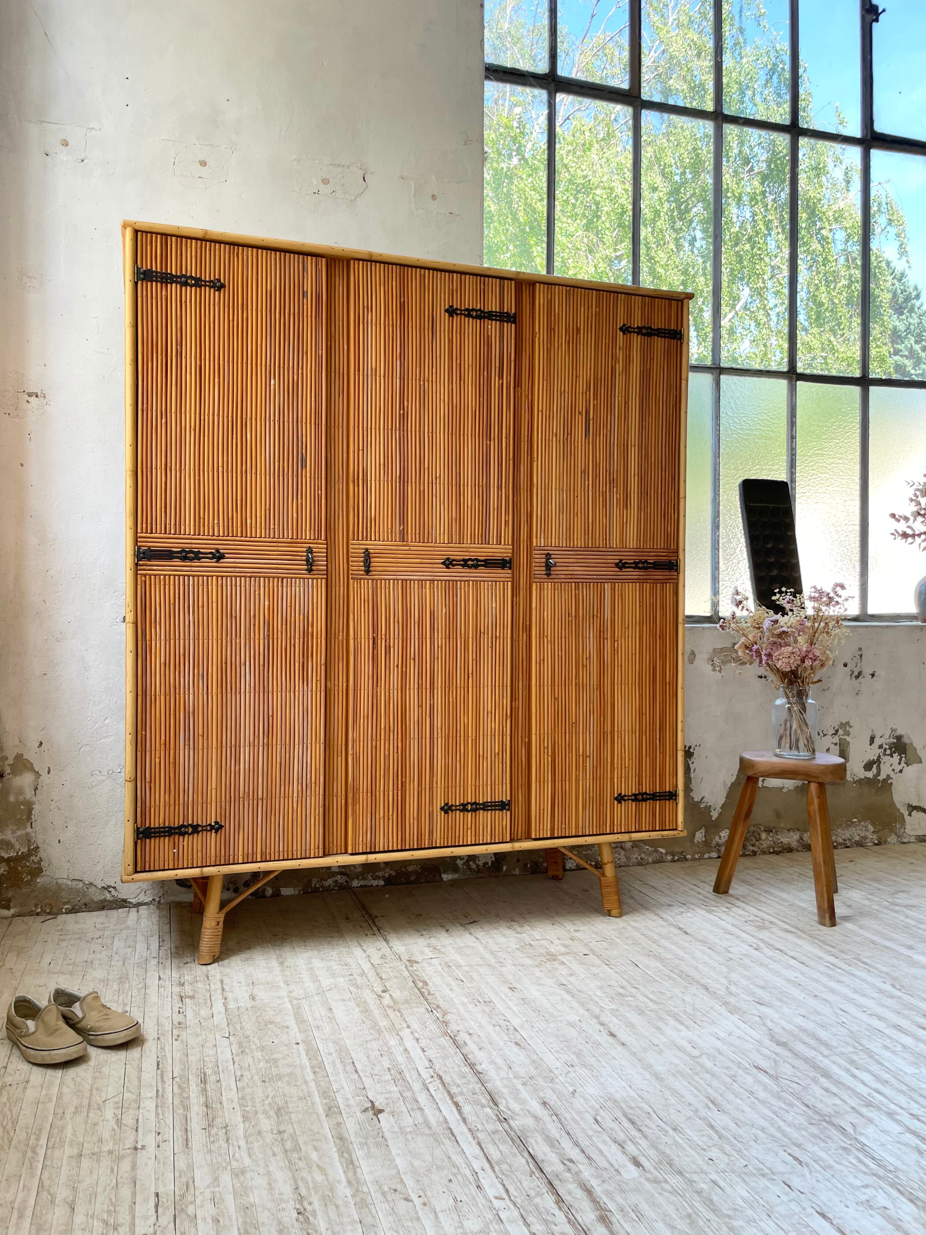Rattan cabinet