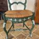 Provençal straw chair from the 18th century.
