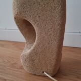 Natural stone sculpture lamp