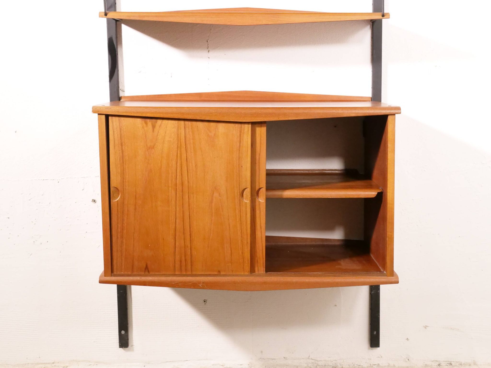 Bibliothèque style scandinave en teck, années 1960