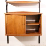 Teak Wall Shelf – 1960s Mid-Century Modular Shelving System