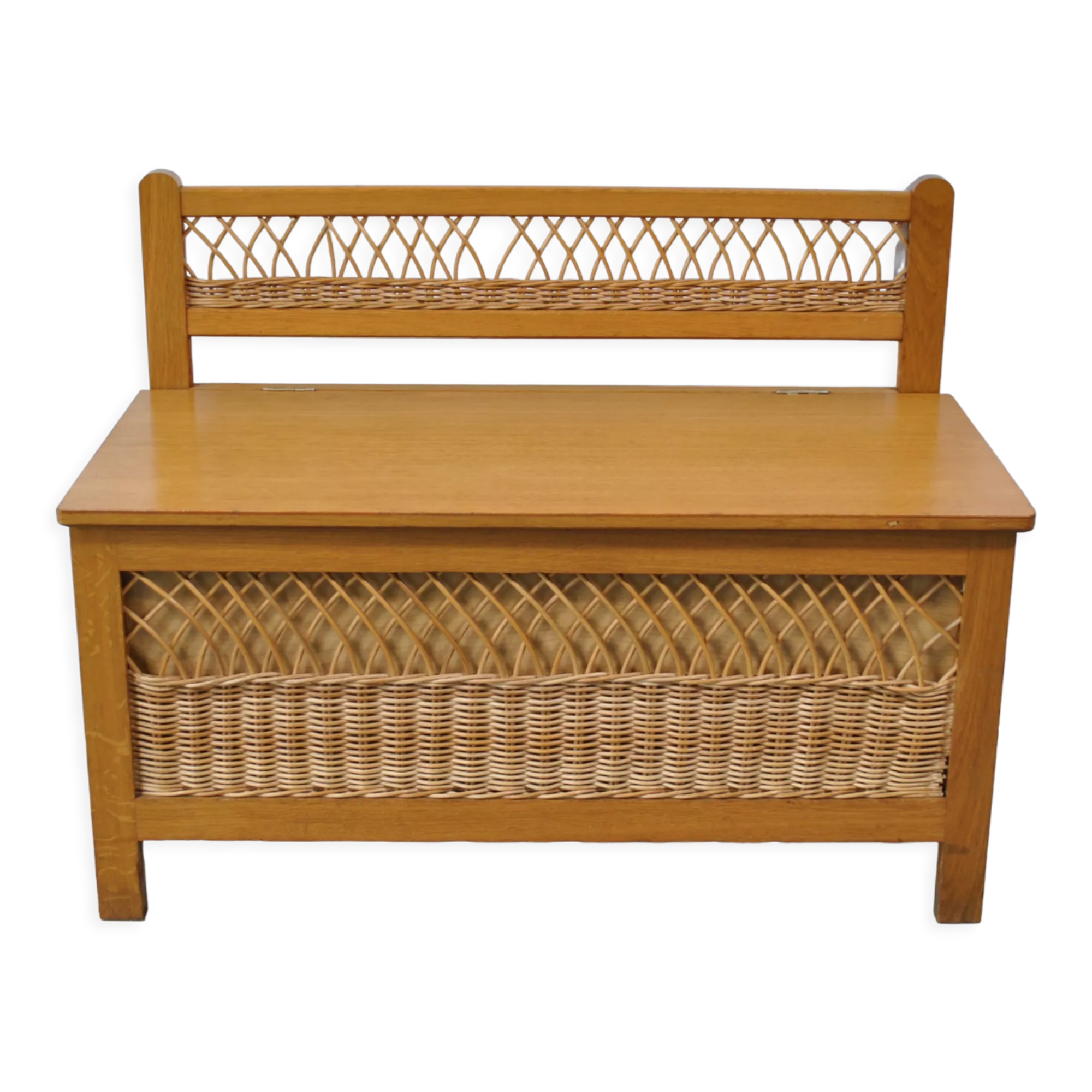 Rattan chest bench 1970