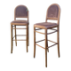 Pair of bar stools/high chairs - Thonet style