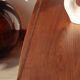 Vintage Scandinavian coffee table in teak and rattan – Danish design from the 1960s.