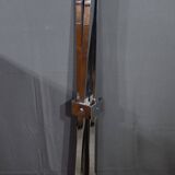 Small Mikado Table in Glass and Chromed Metal – 1970s