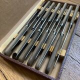 Set de 12 couteaux manche en bois