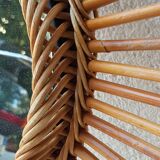 Rattan sun mirror 60 - 66x66xm