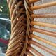 Rattan sun mirror 60 - 66x66xm