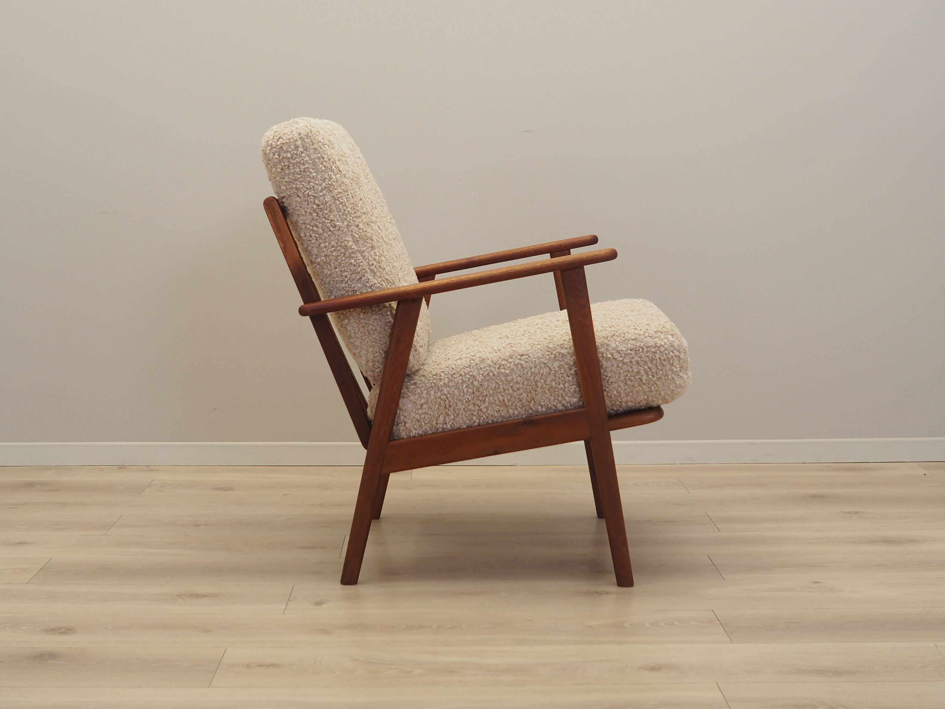 Teak armchair, Danish design, 1960s, manufacture: Denmark