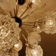 Large Sputnik glass pendant lamp, 1970s