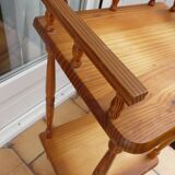 Pitch pine sideboard / shelf / bedside table