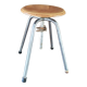 Industrial tripod stool with screw Jide Limoges 1950
