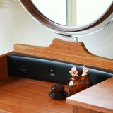 Dressing table - round mirror - 60s