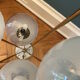 Italian Alberello brass & murano floor lamp