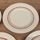 Set de 6 assiettes à dessert en faïence