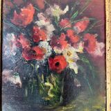 Painting: oil on panel Still life