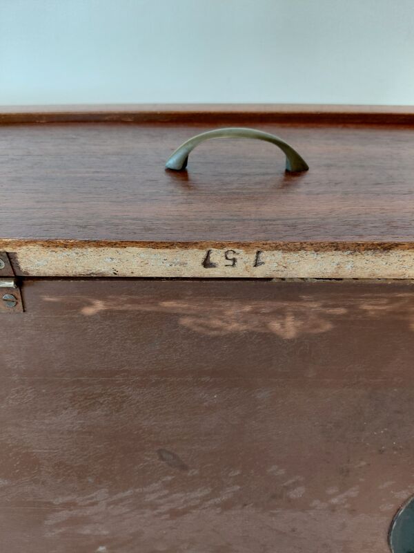 Coiffeuse scandinave en placage teck - années 60