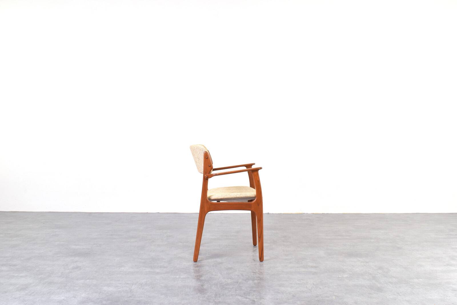 Teak Dining Chair by E. Buch for O.D. Møbler, 1960s