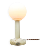 Vintage Onyx & Opaline Table Lamp, 1960s