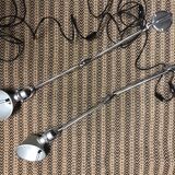 Pair of Tolomeo Tavolo lamps with their wall mount