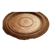 Shelf folding tray carved wood shelf 3 levels 6 shelves India