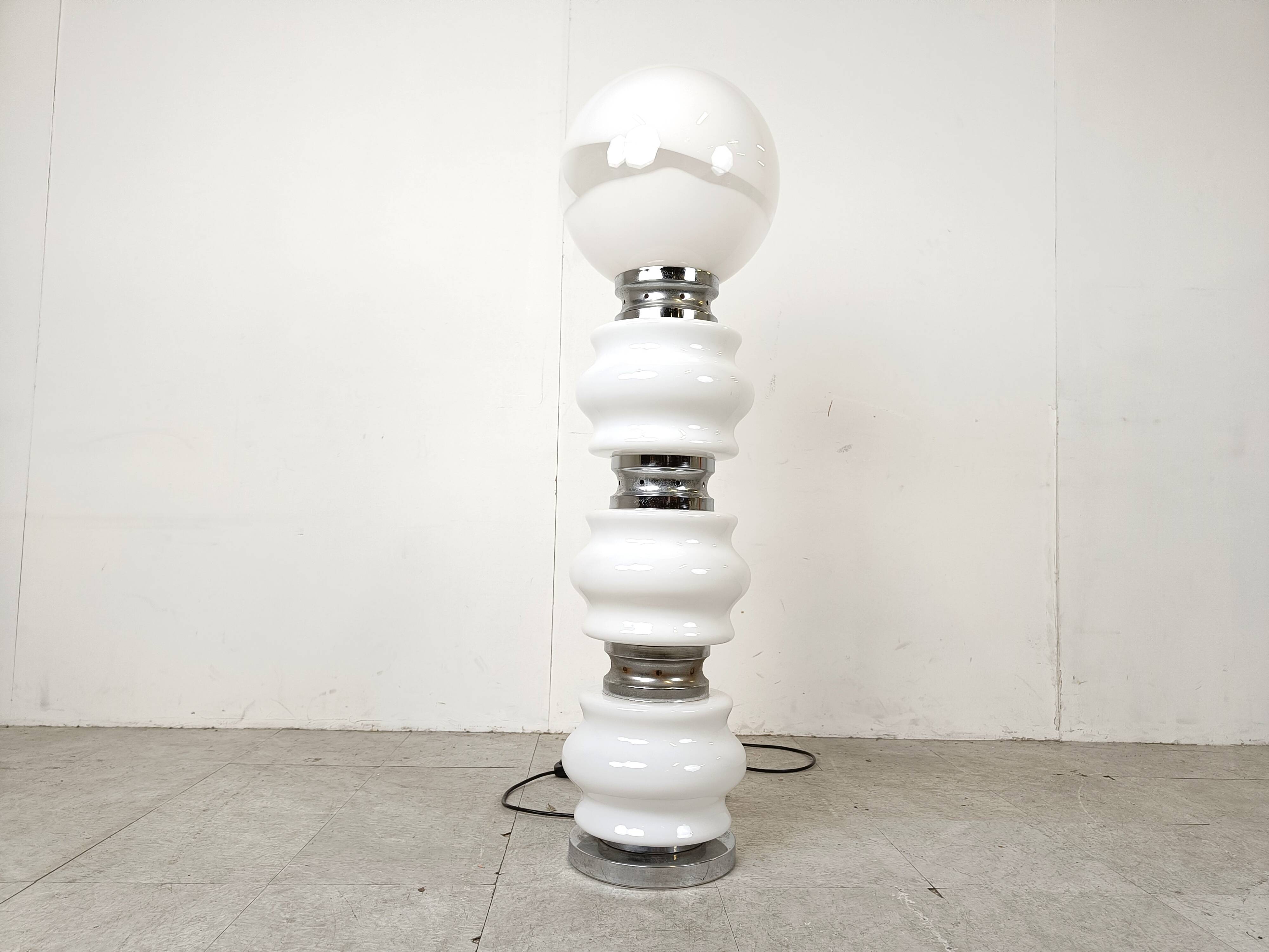 Vintage floor lamp by Mazzega, 1960s