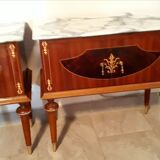 Pair bedside cabinets