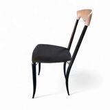2 x Charme dining chair by Fasem is a slender, yet strong masterpiece 1980s
