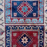 Handmade Pakistani Kazak rug 235x184cm