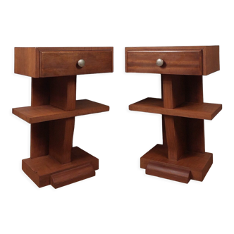 Small pair of Art Deco style bedside tables