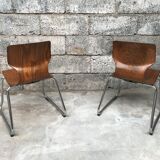 Pair of children's chair Pagholz Flototto