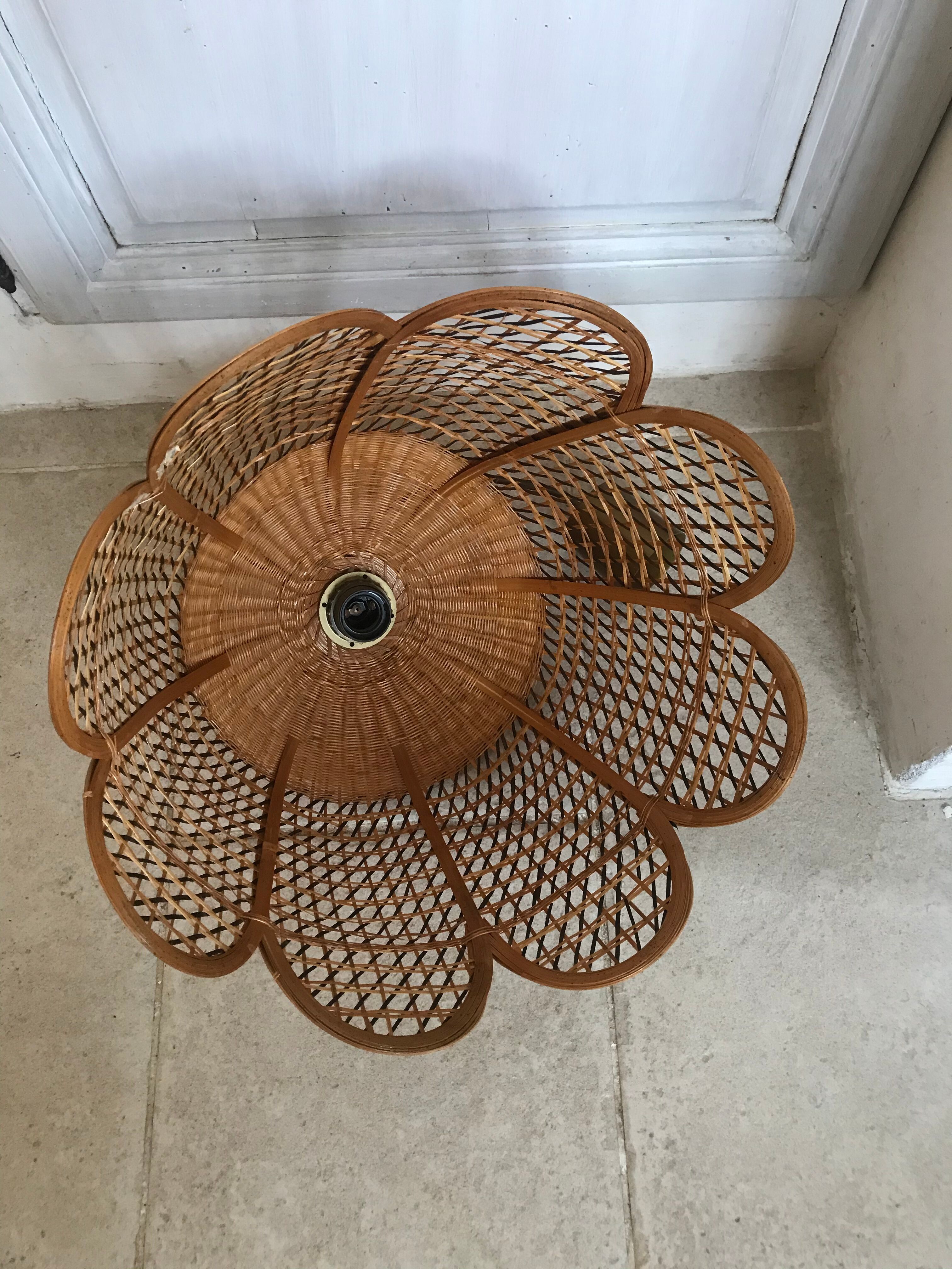 Vintage rattan hanging