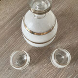 Carafe and glasses of the 50s