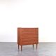 Commode danoise en teck du milieu du siècle, années 1960