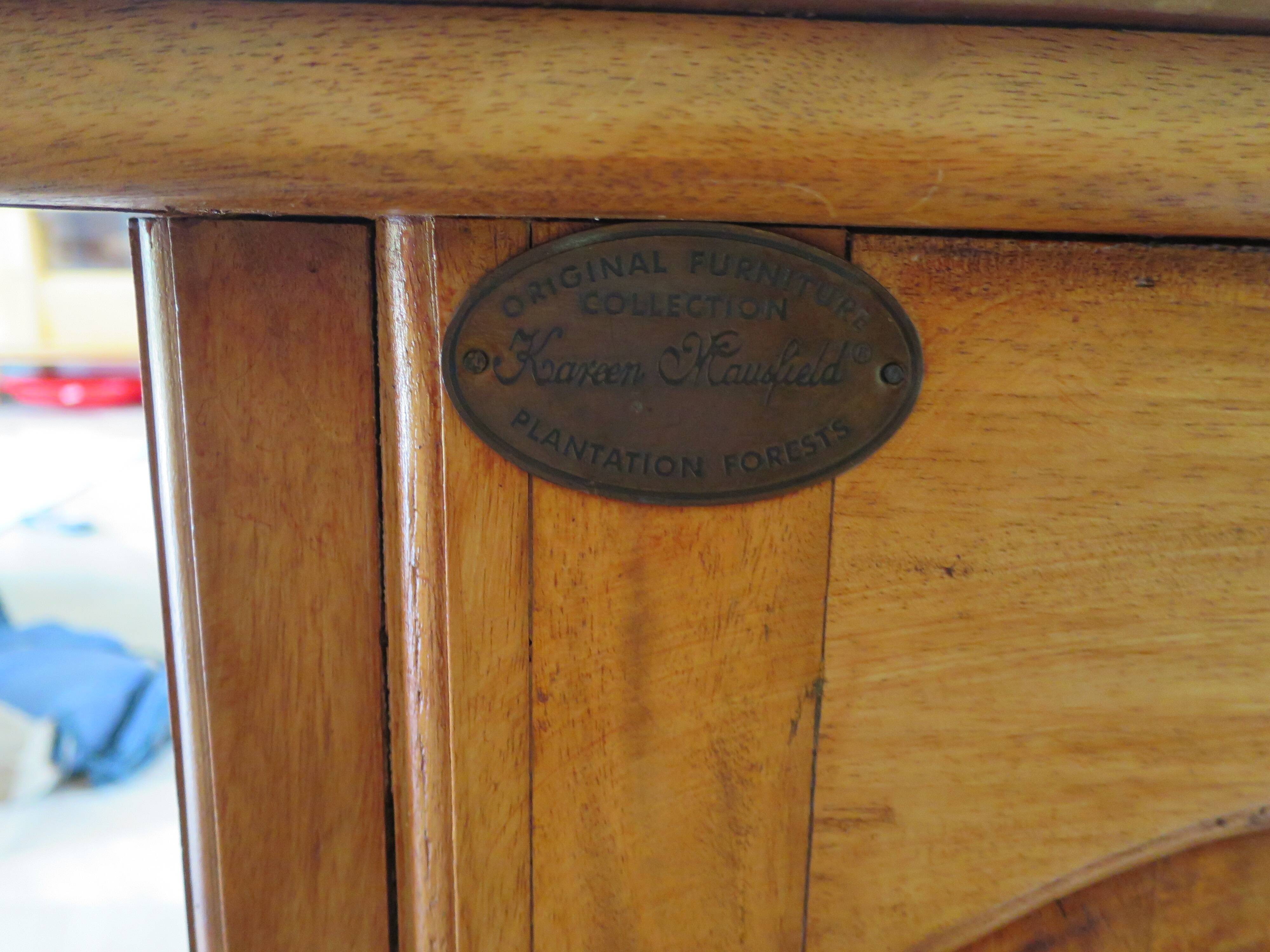 Rare mahogany buffet 2 doors-2 drawers - English style - Sideboard -Kareen Mausfield