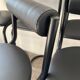 Set of 6 tubular stools with faux leather, 1970s-1980s.