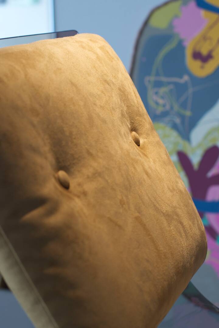 Saint Gobain glass armchair house Jansen 1965