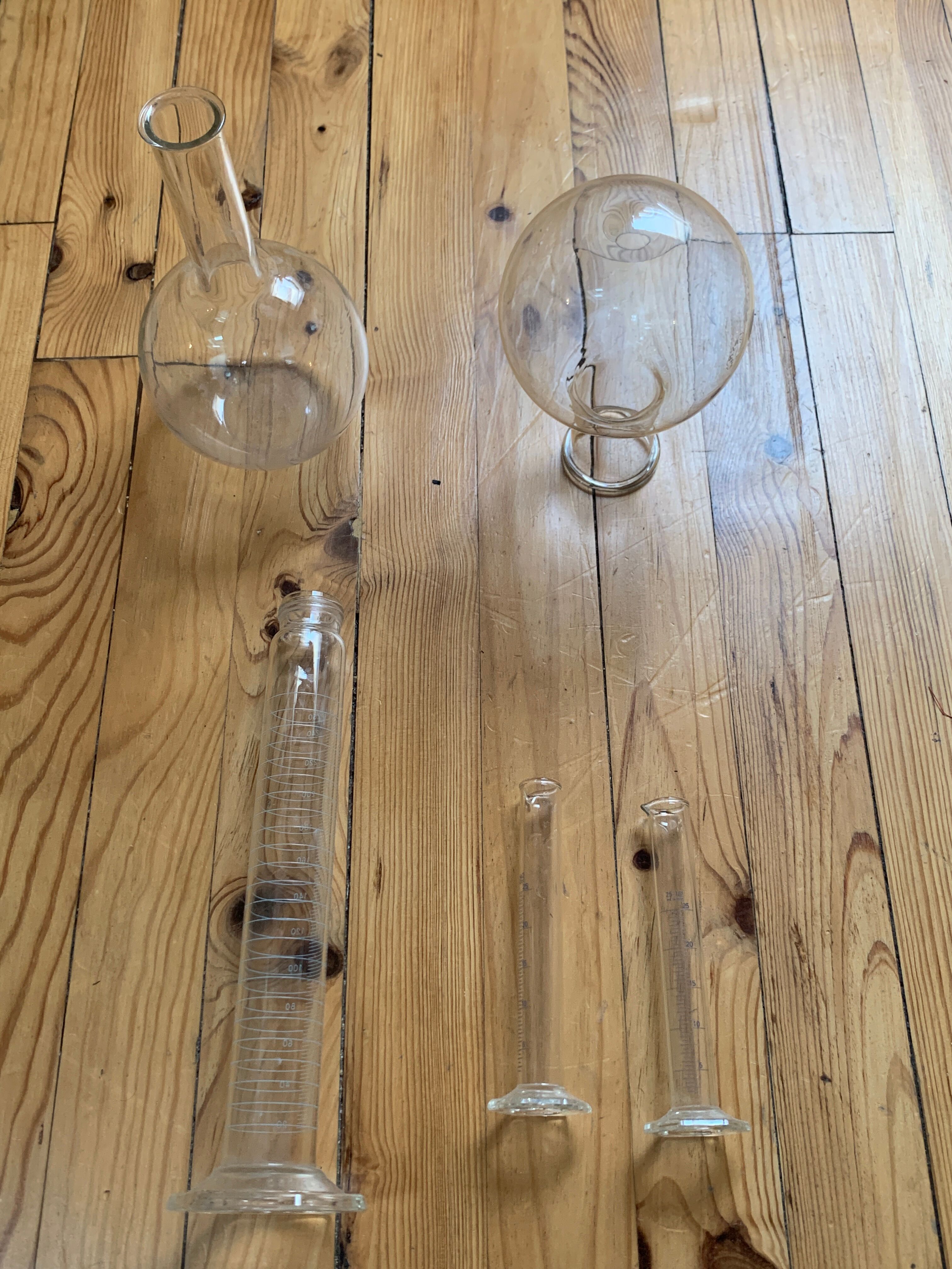 Vase vintage de laboratoire