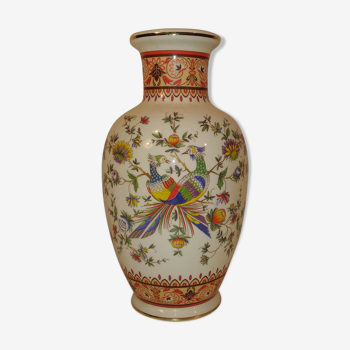 Vase Asian bird decorations